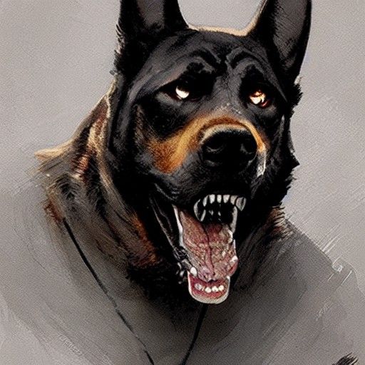 Sinister K9: A Dark Fantasy Portrait