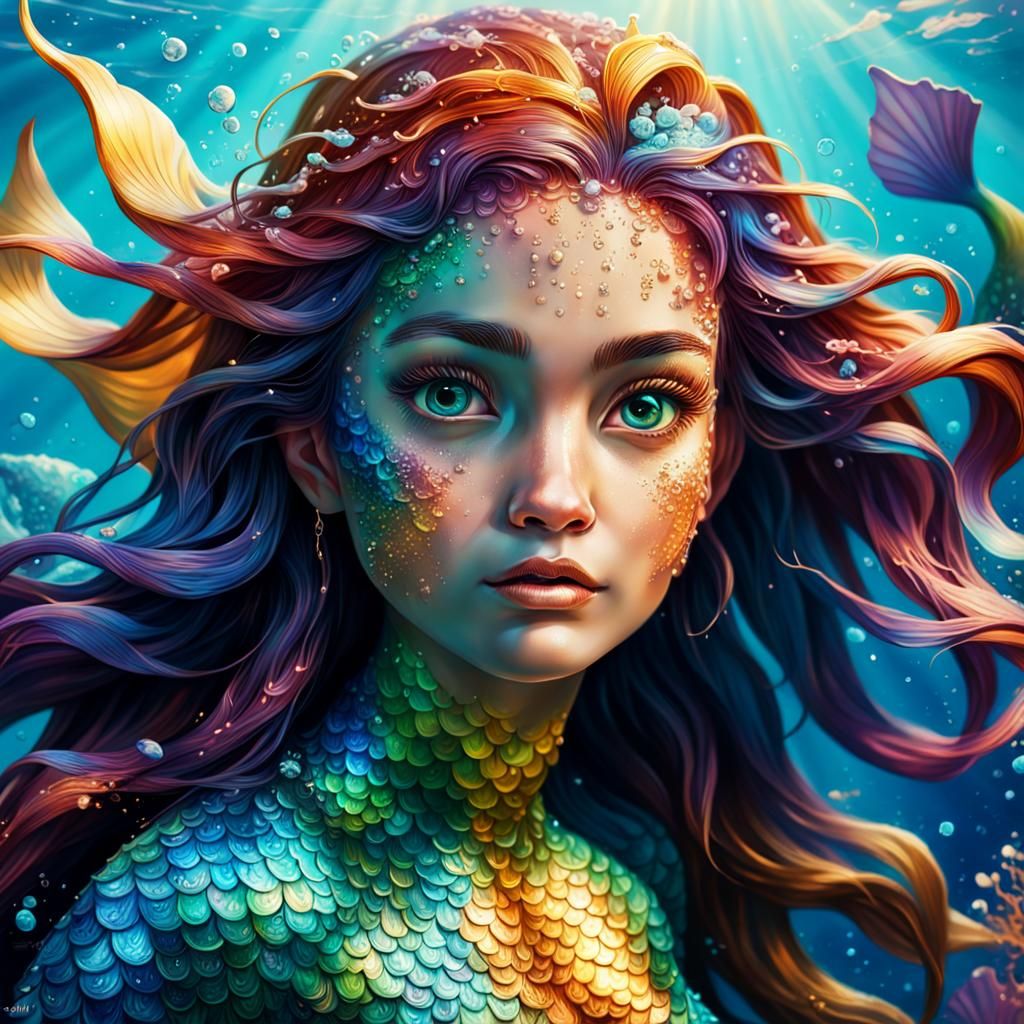 beautiful mermaid fantasy