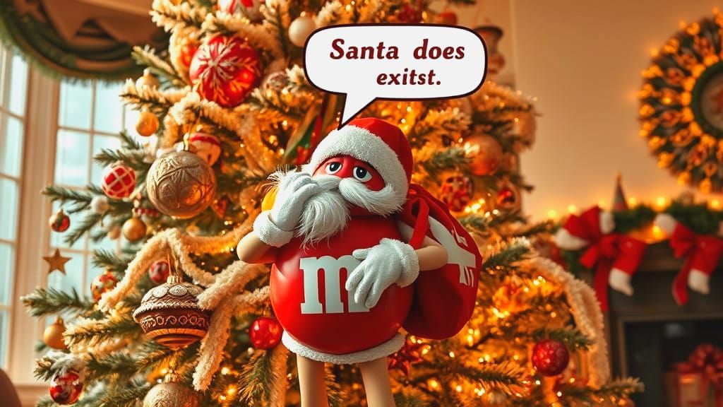 Nostalgic 1980s Christmas Scene in Photorealistic Style