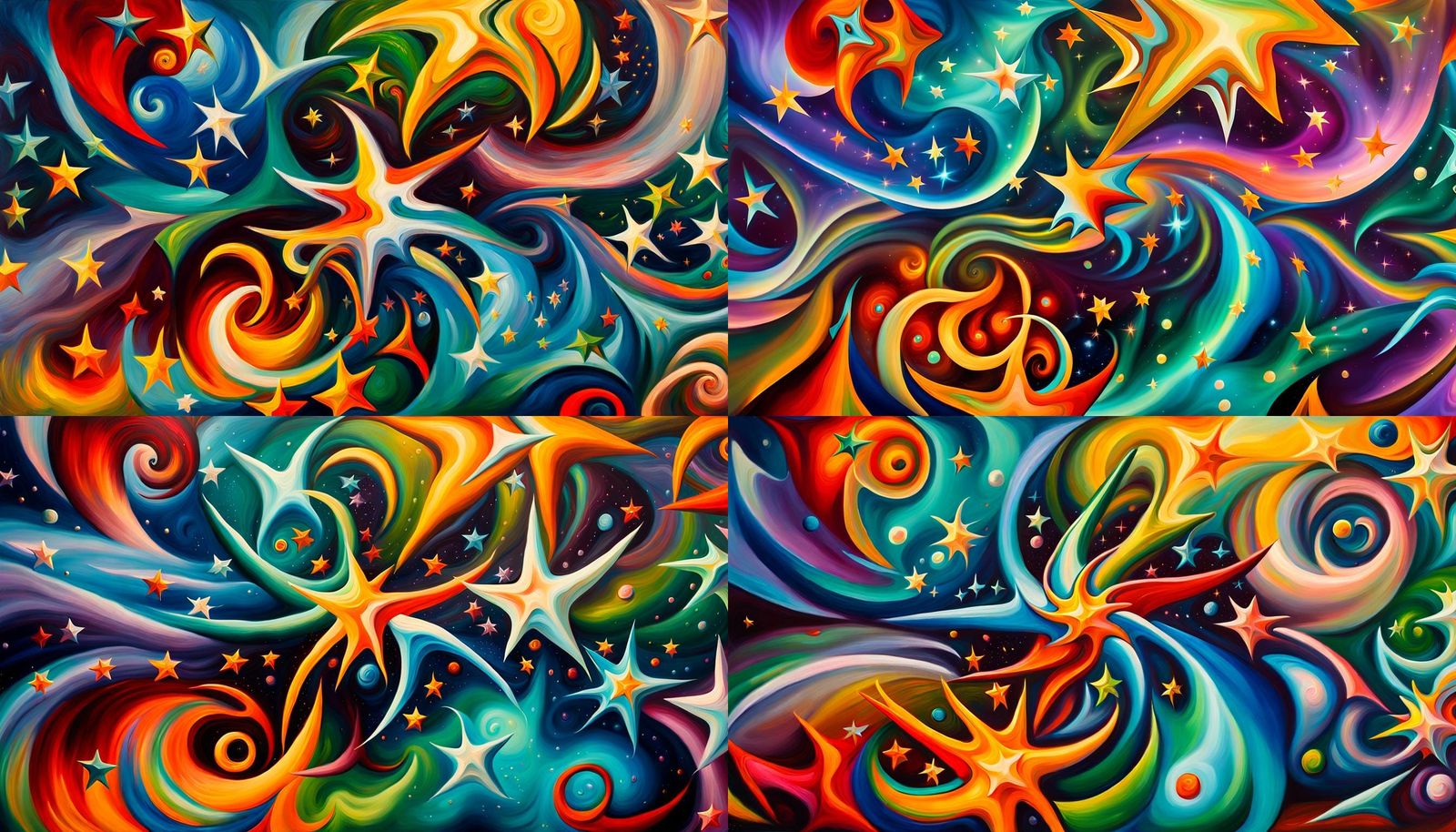 Harmonious Newborn Stars in Electromagnetic Plasma, Impasto ...