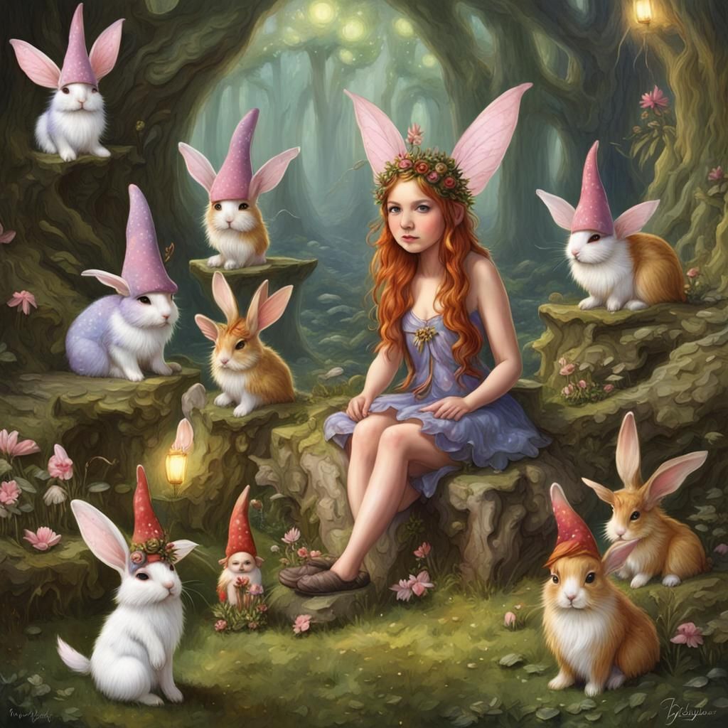 "Rabbits are gnomes in attendance on the Fairy Queen."