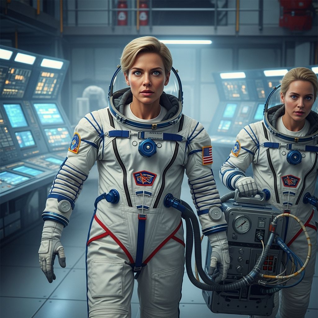 Astronauts in Space Center