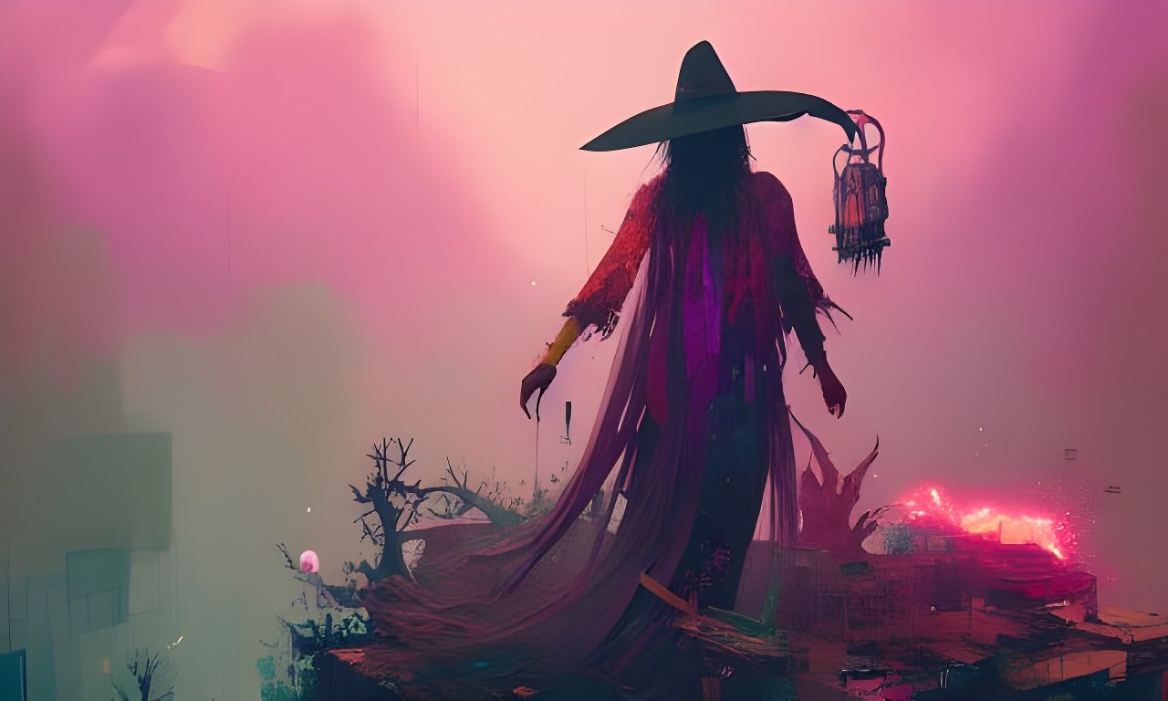 Musical Theater Witch Album Cover Art