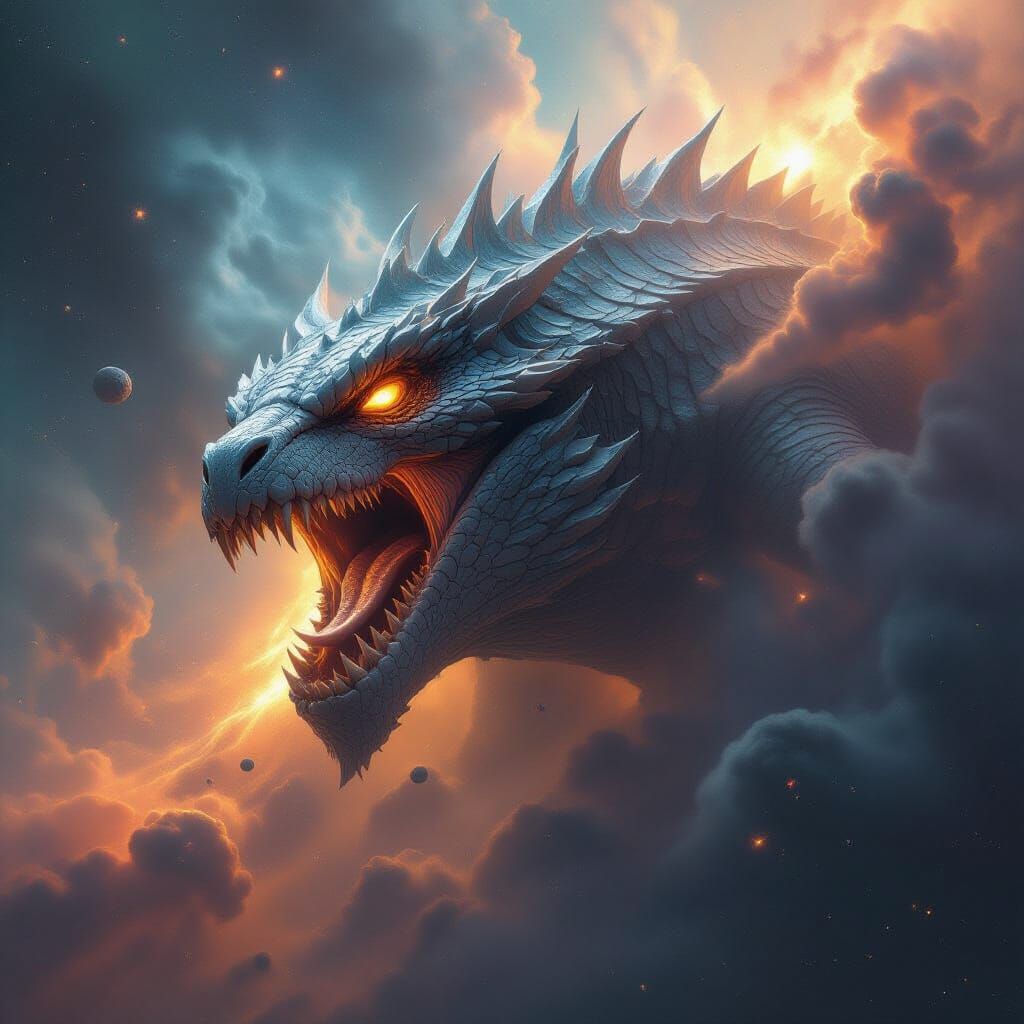 Ancient Leviathan Emerges From Cosmic Nebula