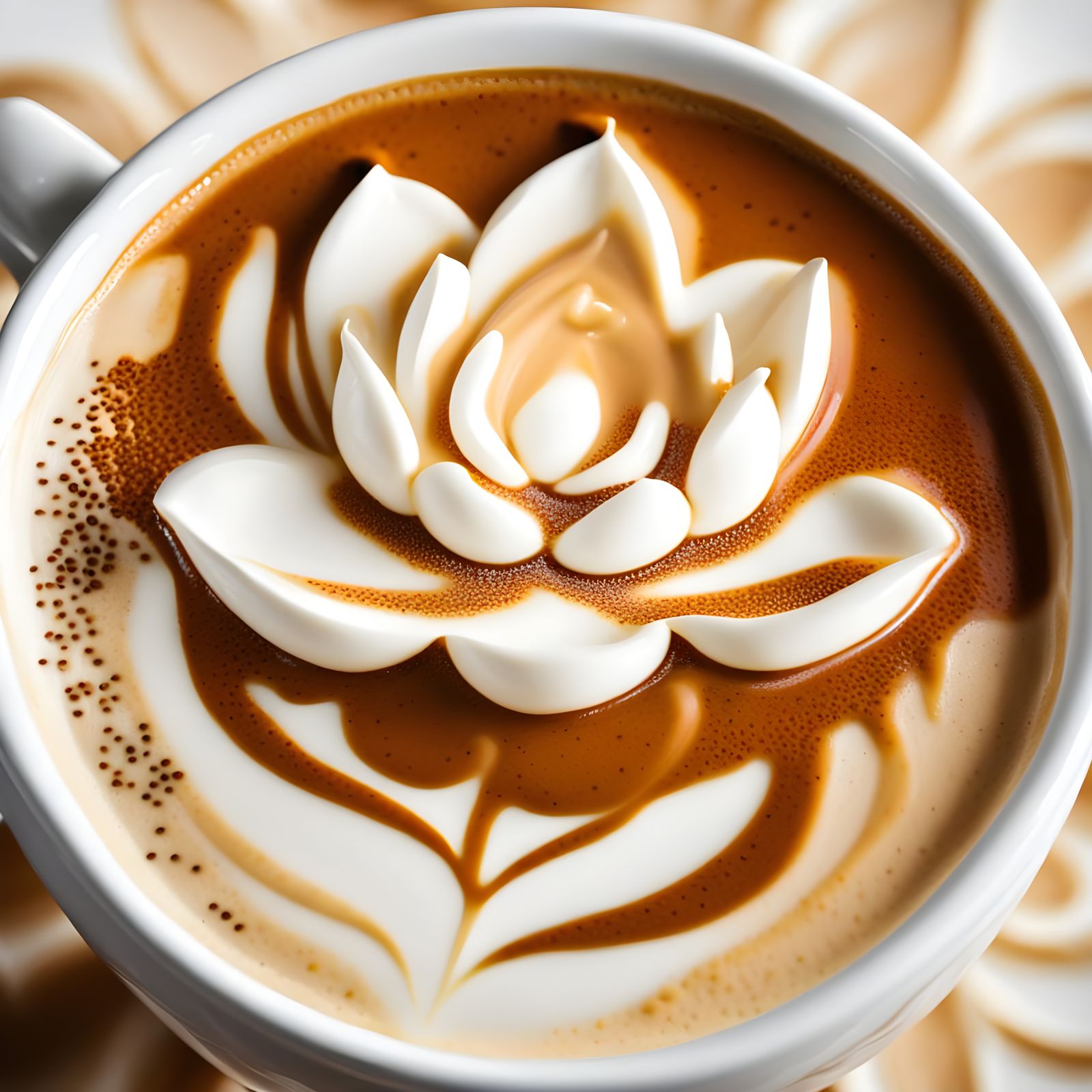 lotus flower latte