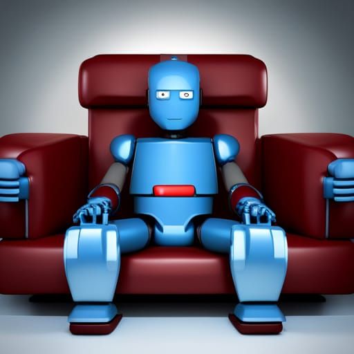 Humanoid Robot Offers Choice of Red or Blue Pill