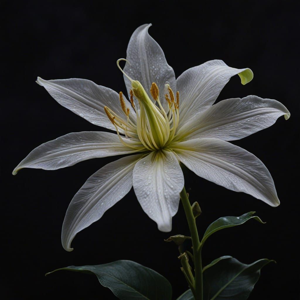 Ethereal Ylang Ylang in Dark Gothic Style