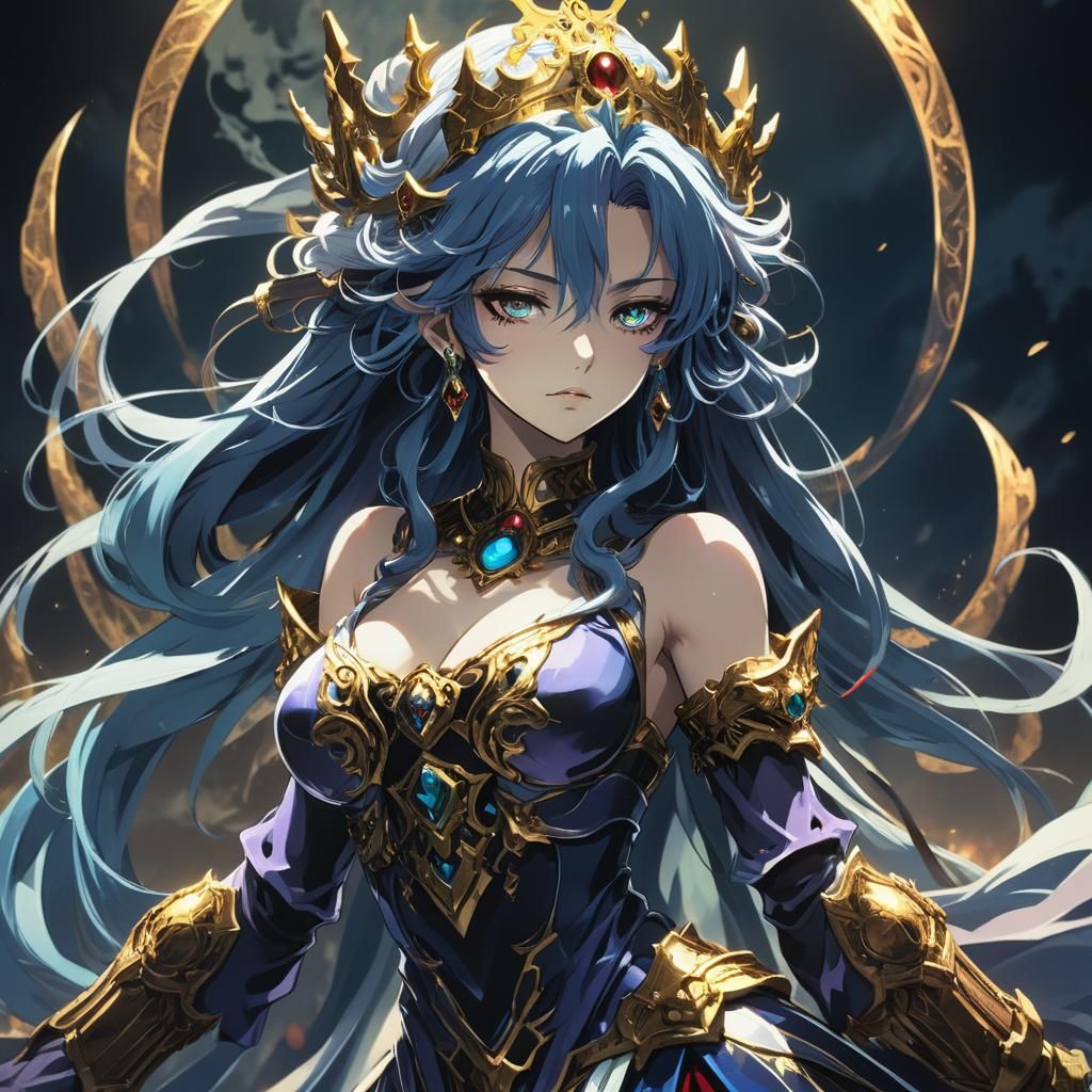 Anime Cel-Shaded Baleful Queen Manga Scan