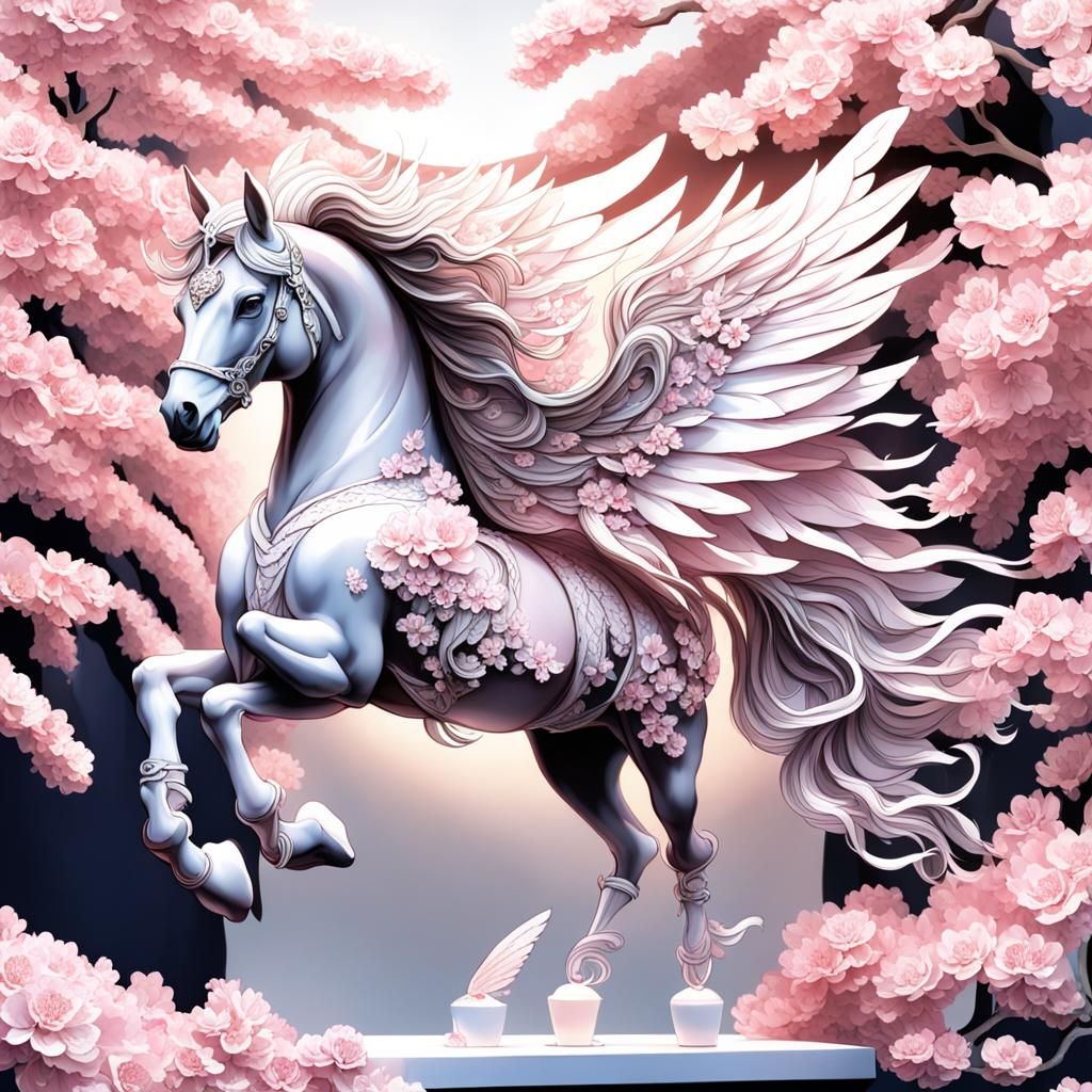 Cherry blossom Pegasus
