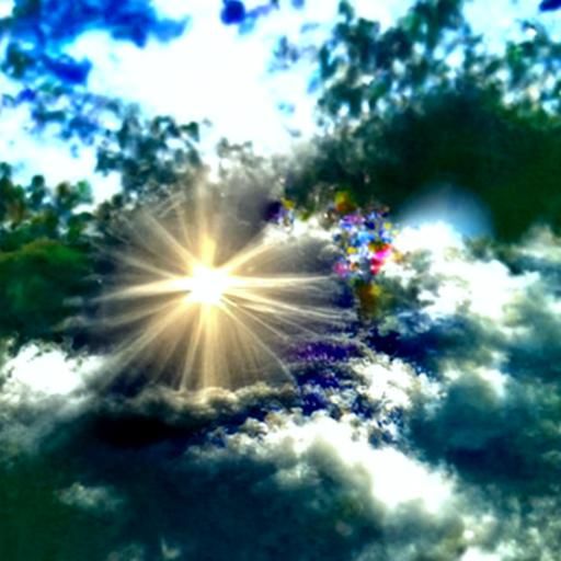 Reverse Entropy: Divine Sunshine Through Soft Clouds