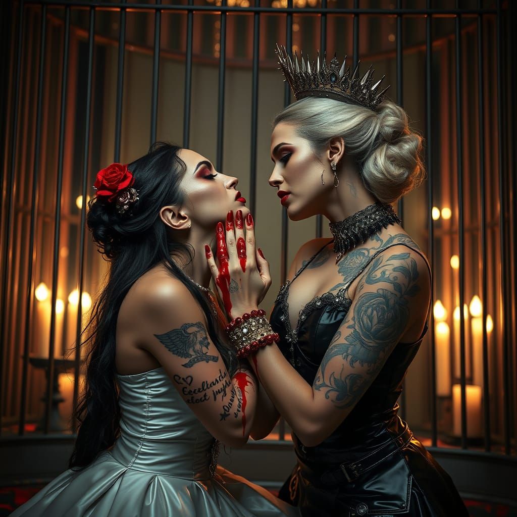 Vampiress Mistress in Latex and Leather