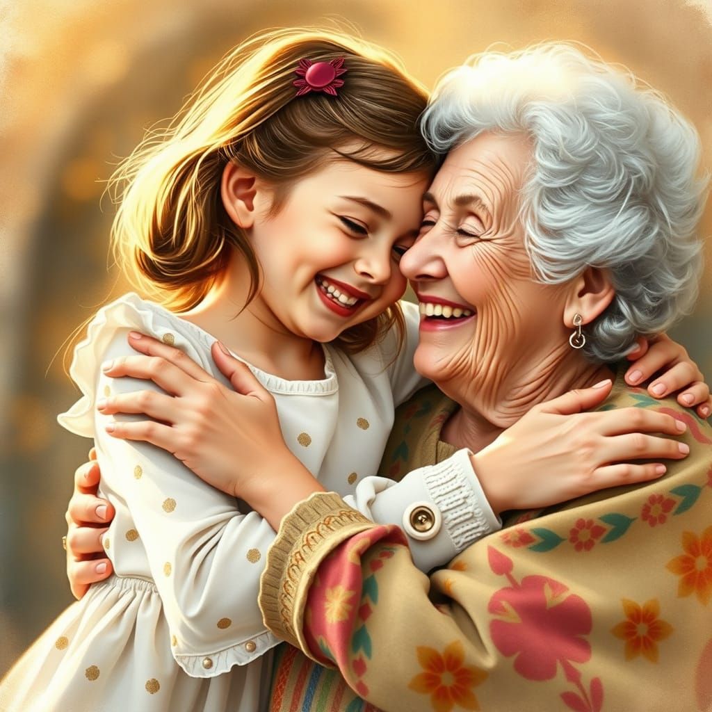 Whimsical Moment of Intimate Connection