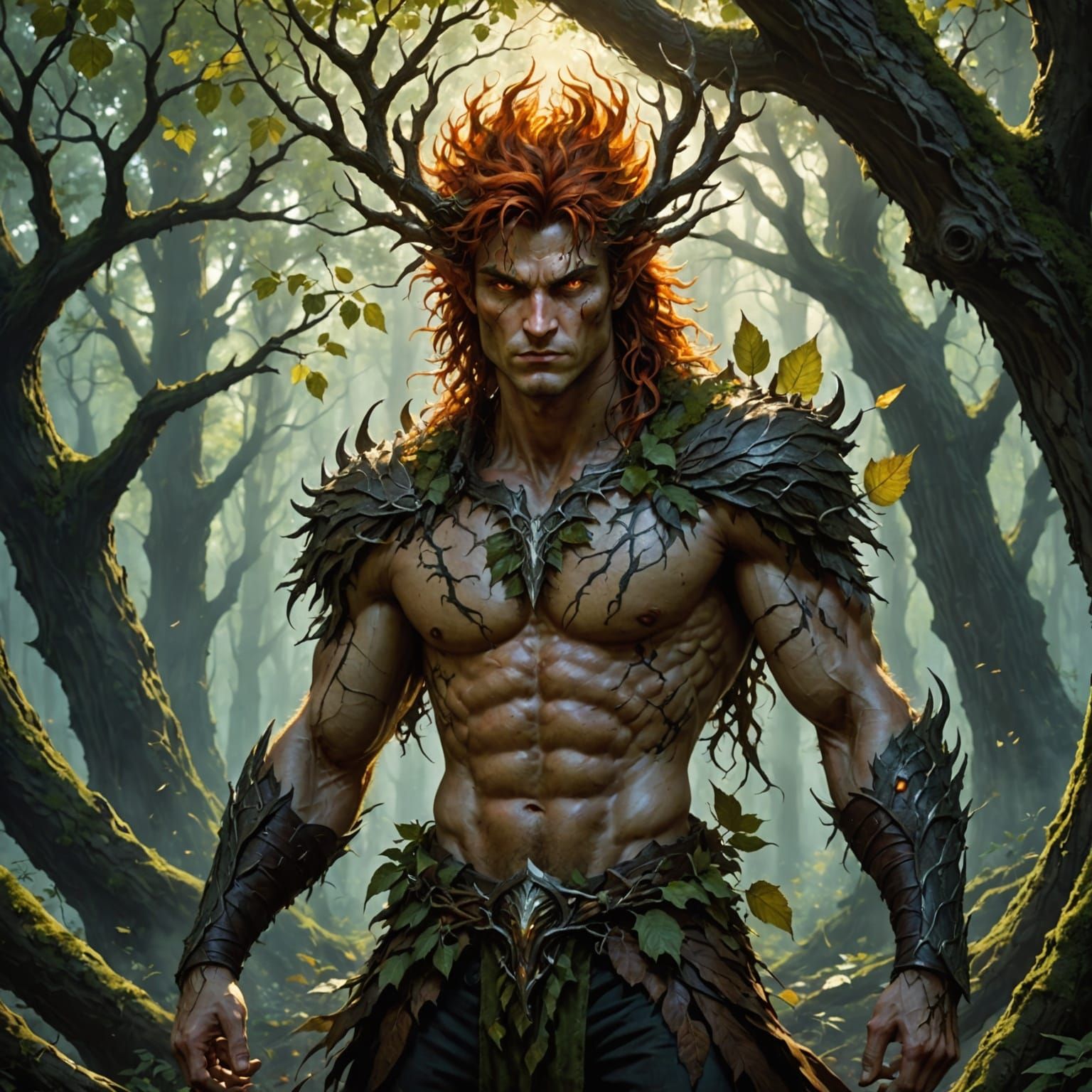 Enigmatic Fae Emerge from Moonlit Forest