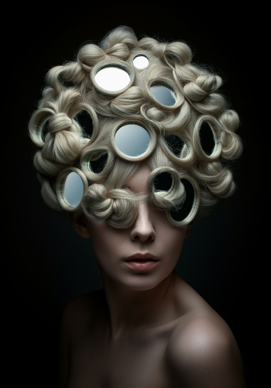 She's Hollow - Mirrors on Nature Mock Her Embodied Ivory-Whi...