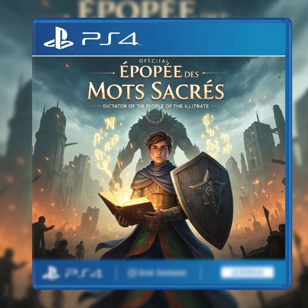 Epic Fantasy Game Cover Art on PlayStation 4