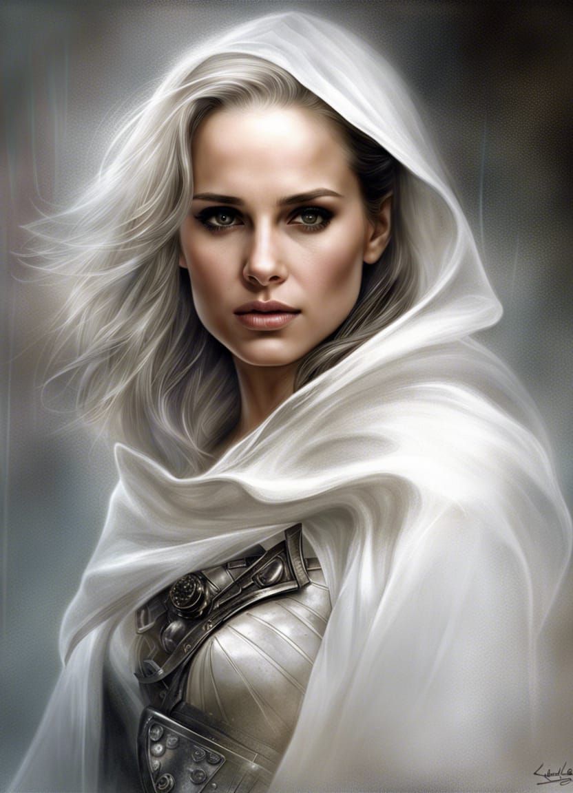 Ghost Portrait in Photorealistic Digital Art Style