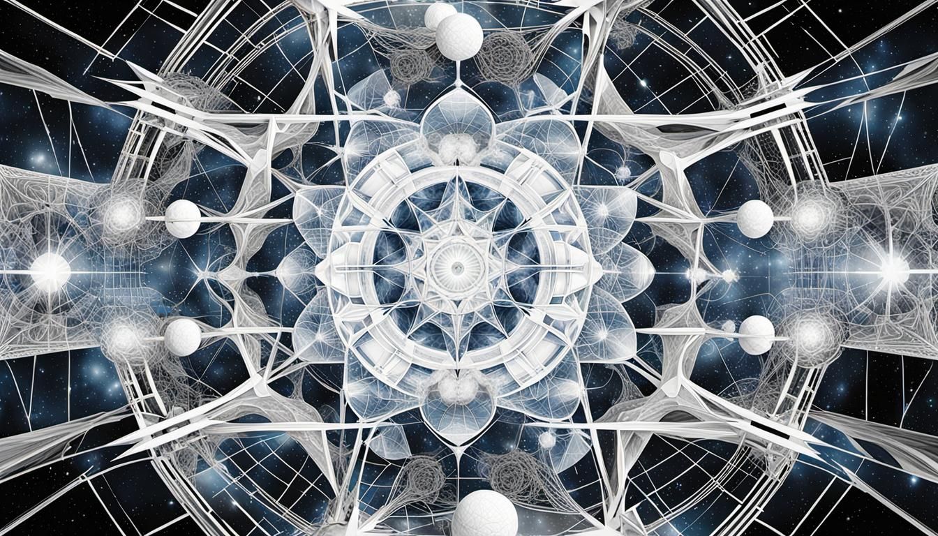 Cosmic Alignment: Galactic Convergence in Double Exposure