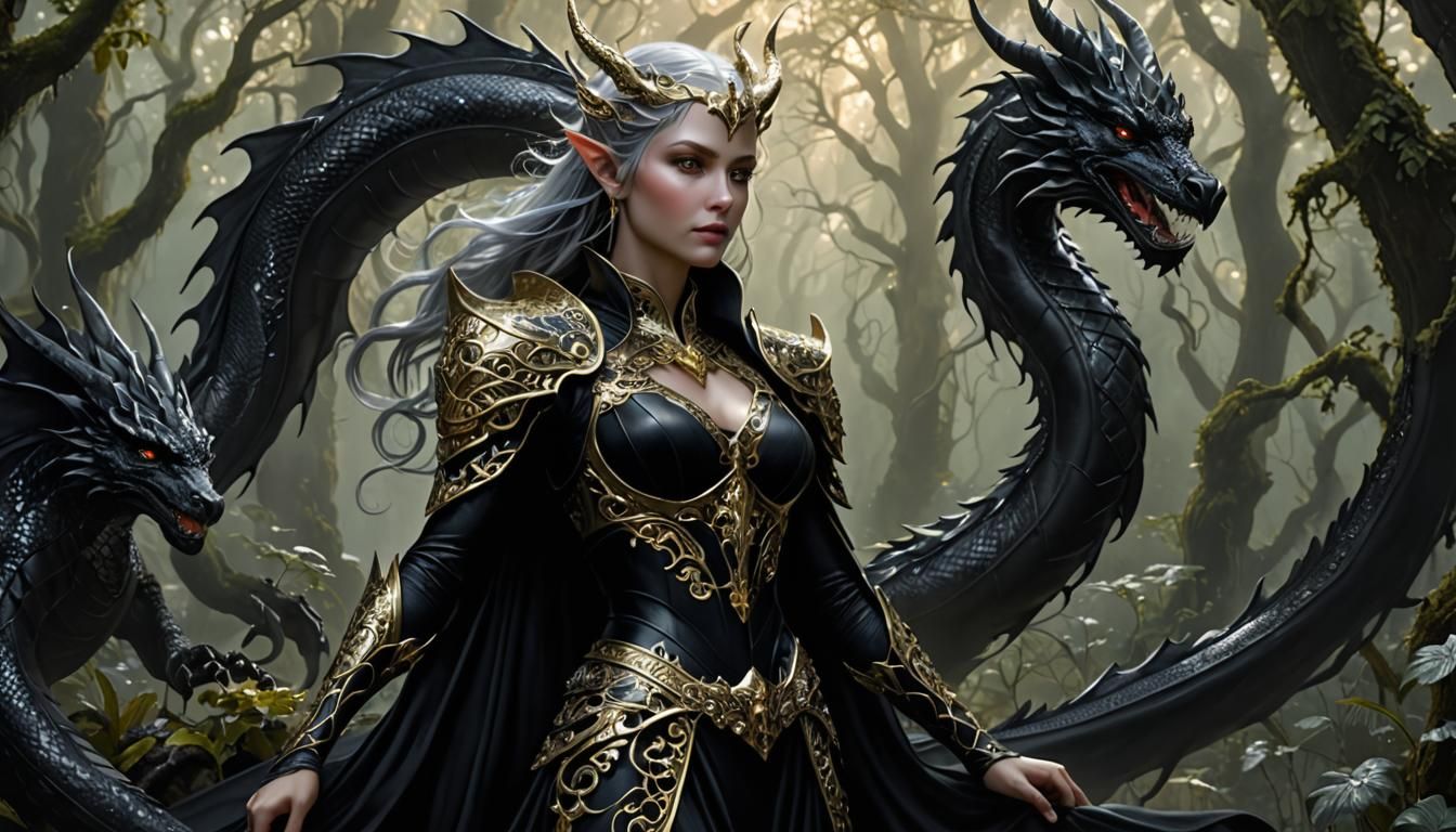 Ethereal Elf Leads Black Dragon