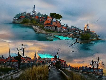 Novigrad Cityscape: A Witcher Landscape