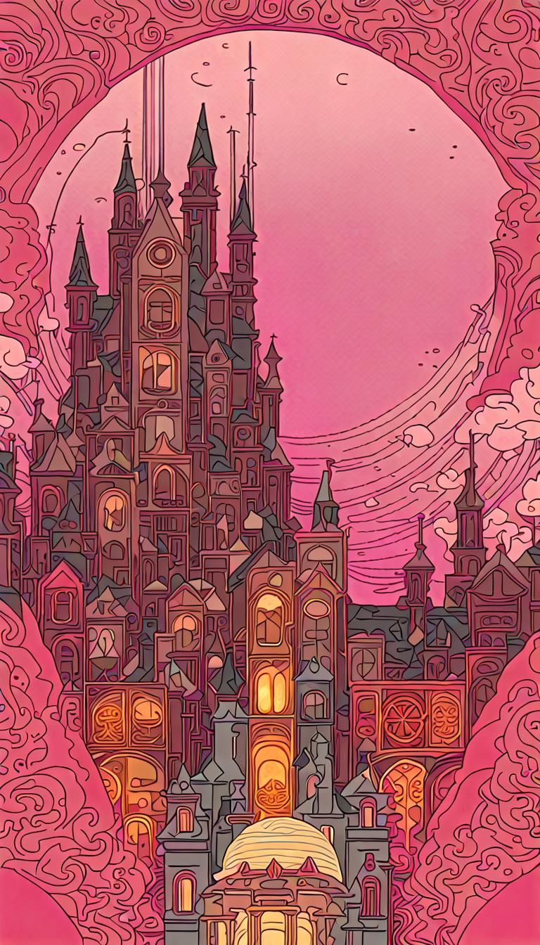 Frequency Visualization of Music in Psychedelic Art