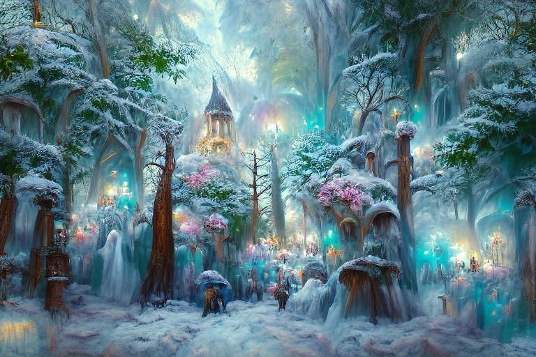 Abstract Swirling Background in Soft Colors