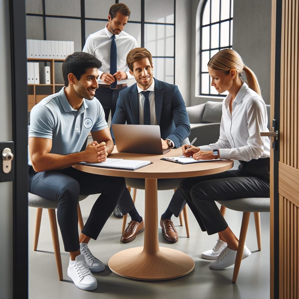 Diverse Healthcare Professionals in a Meeting