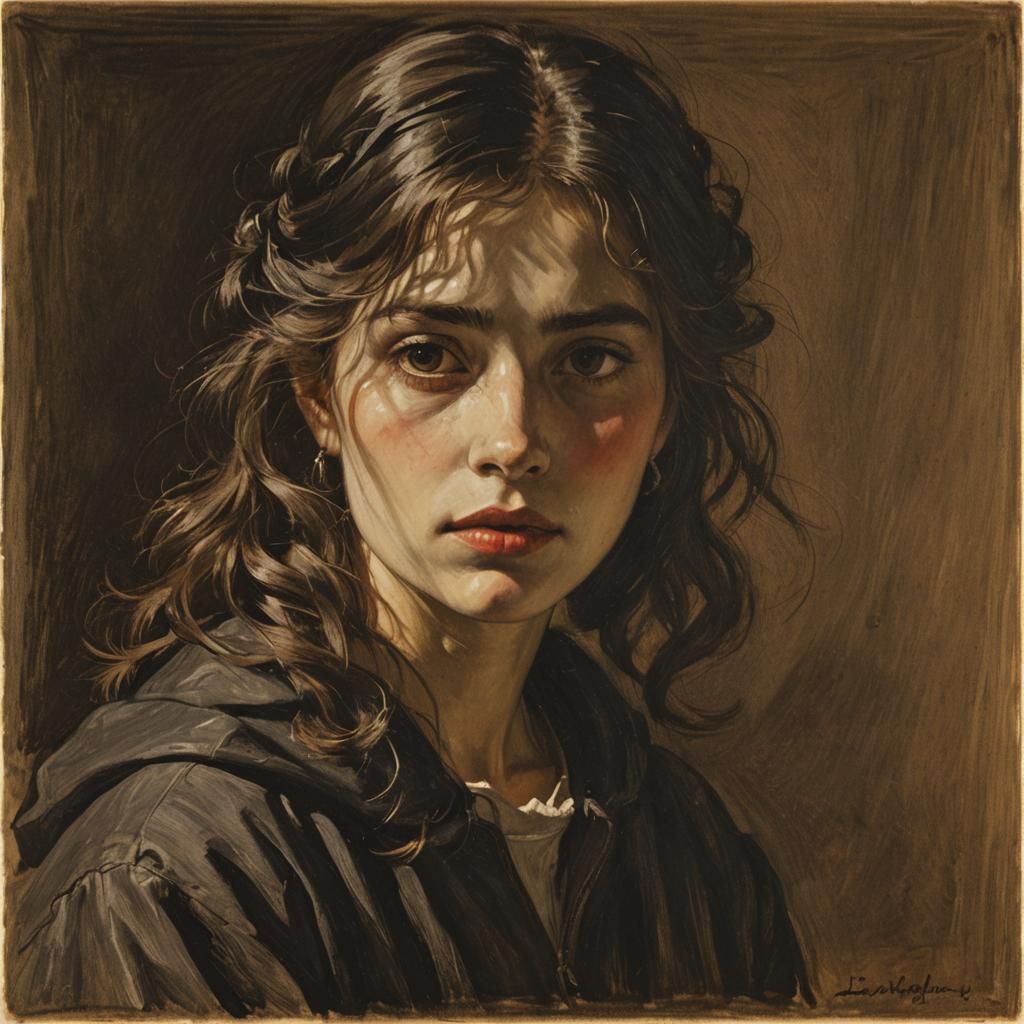 Dramatic Chiaroscuro Lighting Study