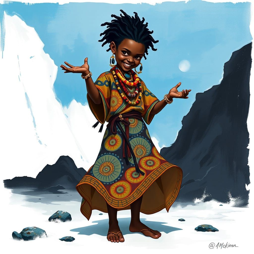 Aminatou: Afrofuturist Child Fateshifter Weaves Magic