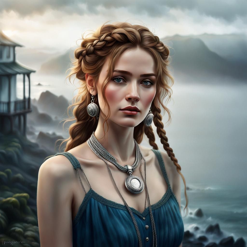 Whisky in Coastal City, Hyperrealistic Late 19th Century