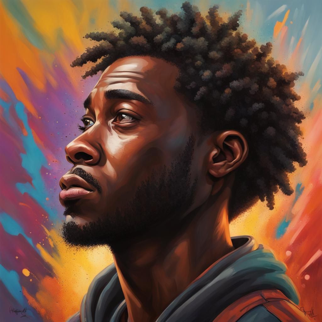 Emotional Portrait: From Despair to Happiness