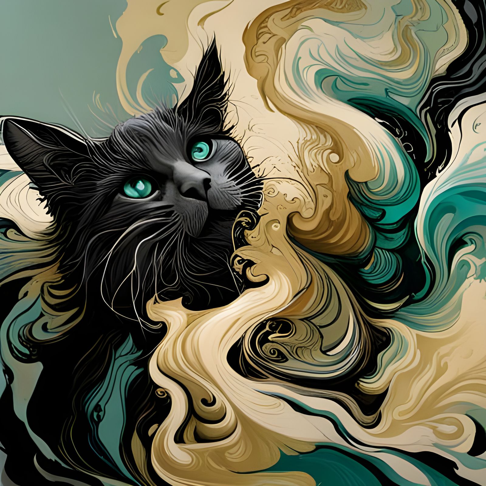 Black Beauty Cat:
trending black cats.