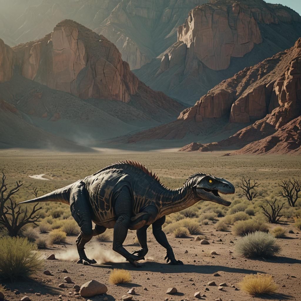 Cinematic Film Still of the USA