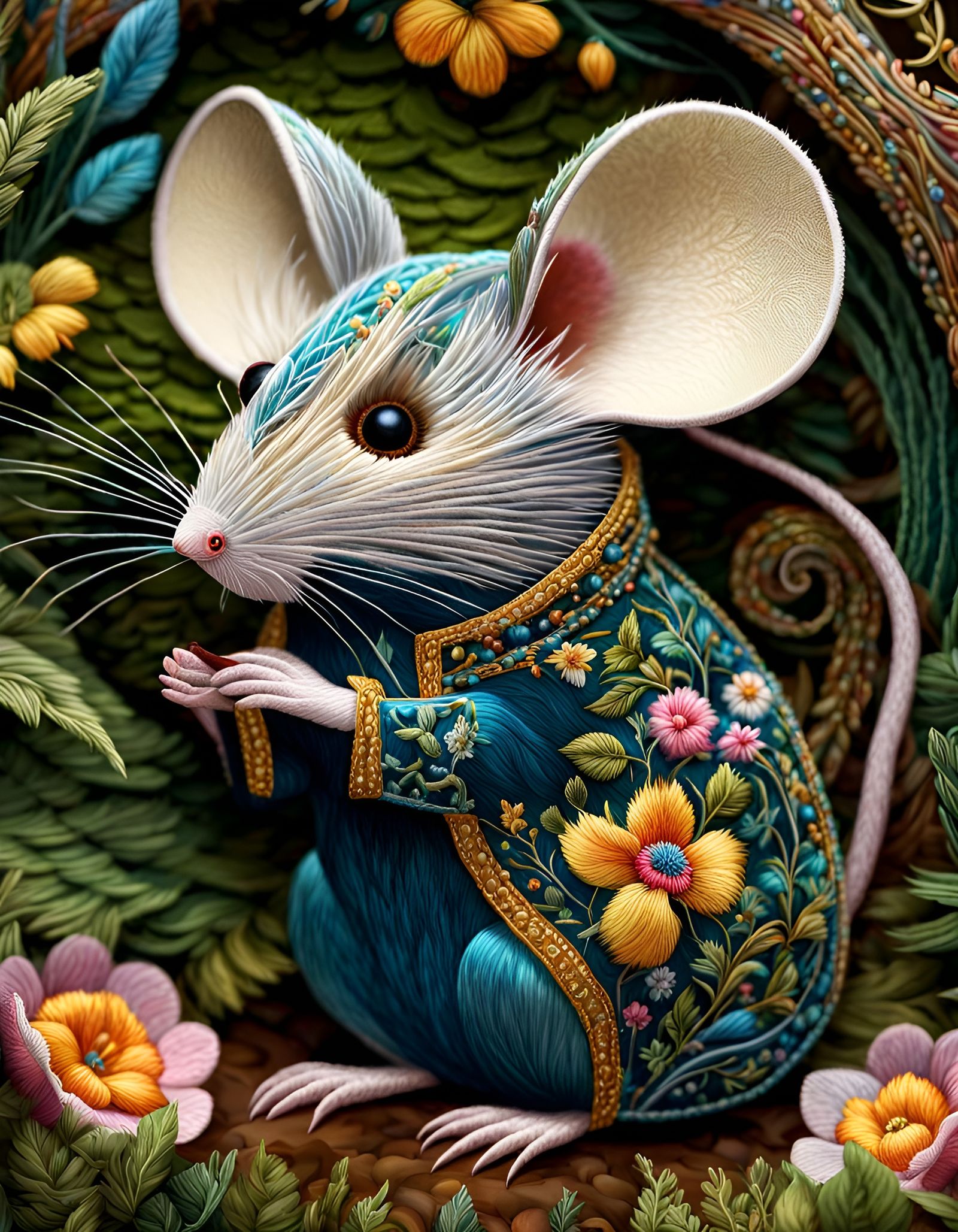 a Mouse with a Blouse
