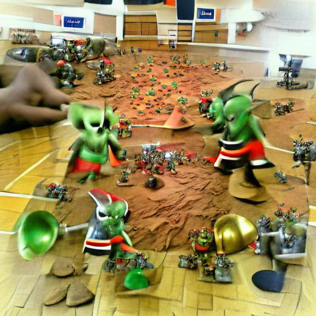 Martians and Goblins Engage in a Sci-Fi War
