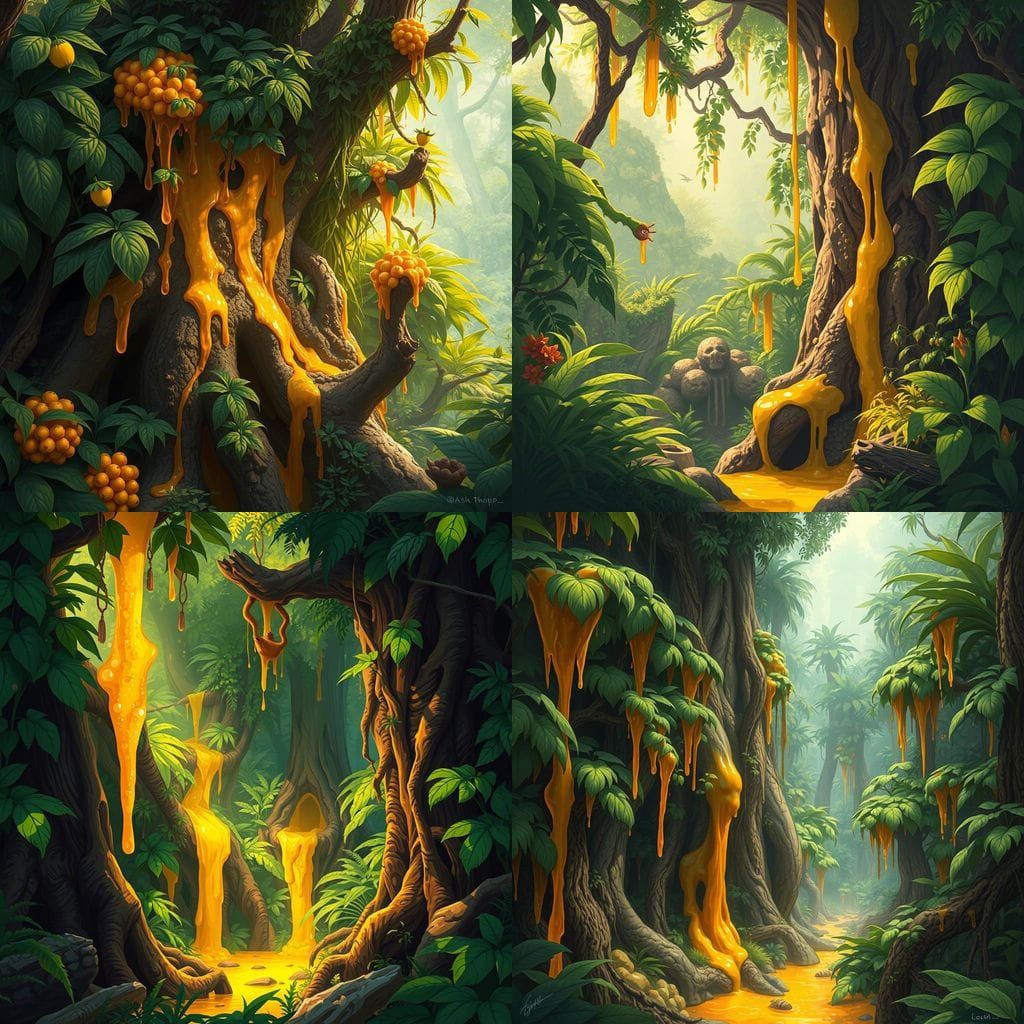 Honey Jungle: A Sweet and Sticky Landscape