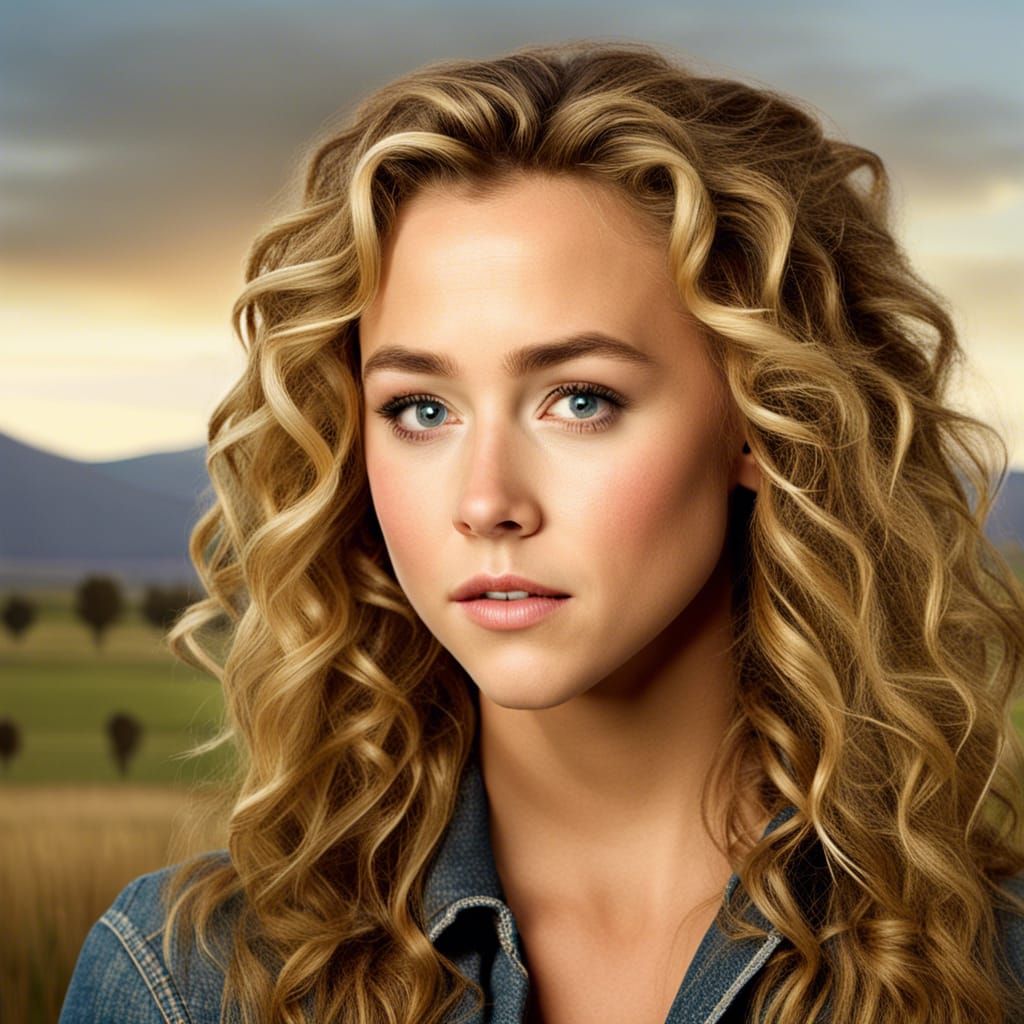 Professional Portrait of Young Woman on Ranch