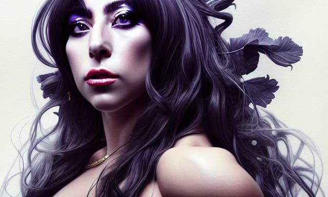 Goddess Bodybuilder in Anime Hyper-Detailed Style