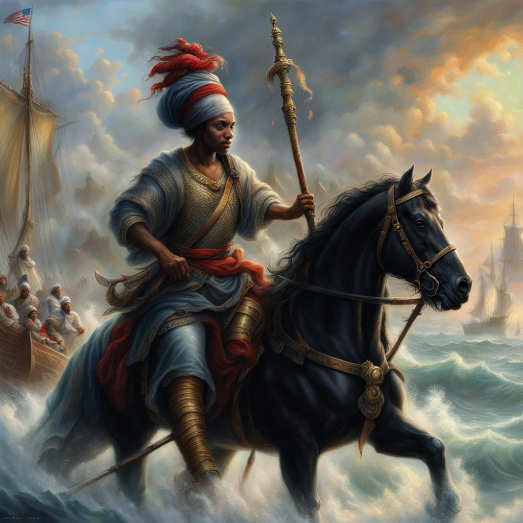 Black Moors Clash with Christopher Columbus