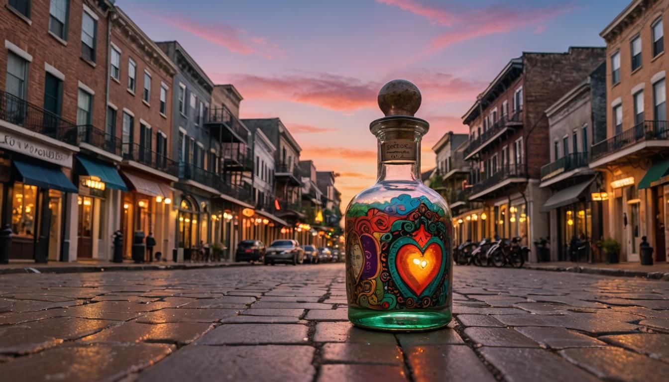 French Quarter Apothecary Bottle Reflects Voodoo Love