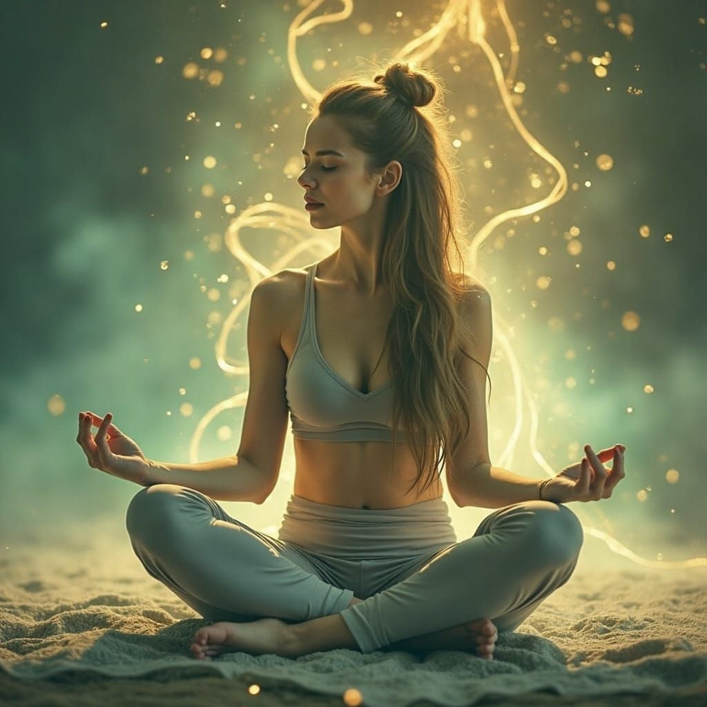 Mystical Meditation: A Dreamy, Ethereal Portrait