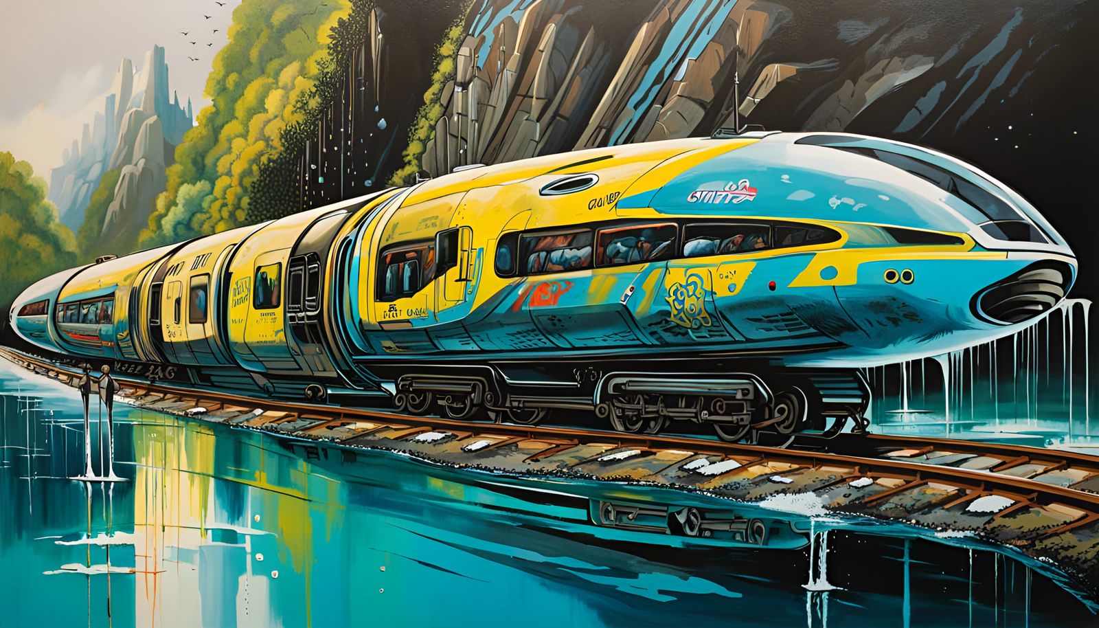 Helical Supertrain to Gaia's Grotto: Graffiti Art