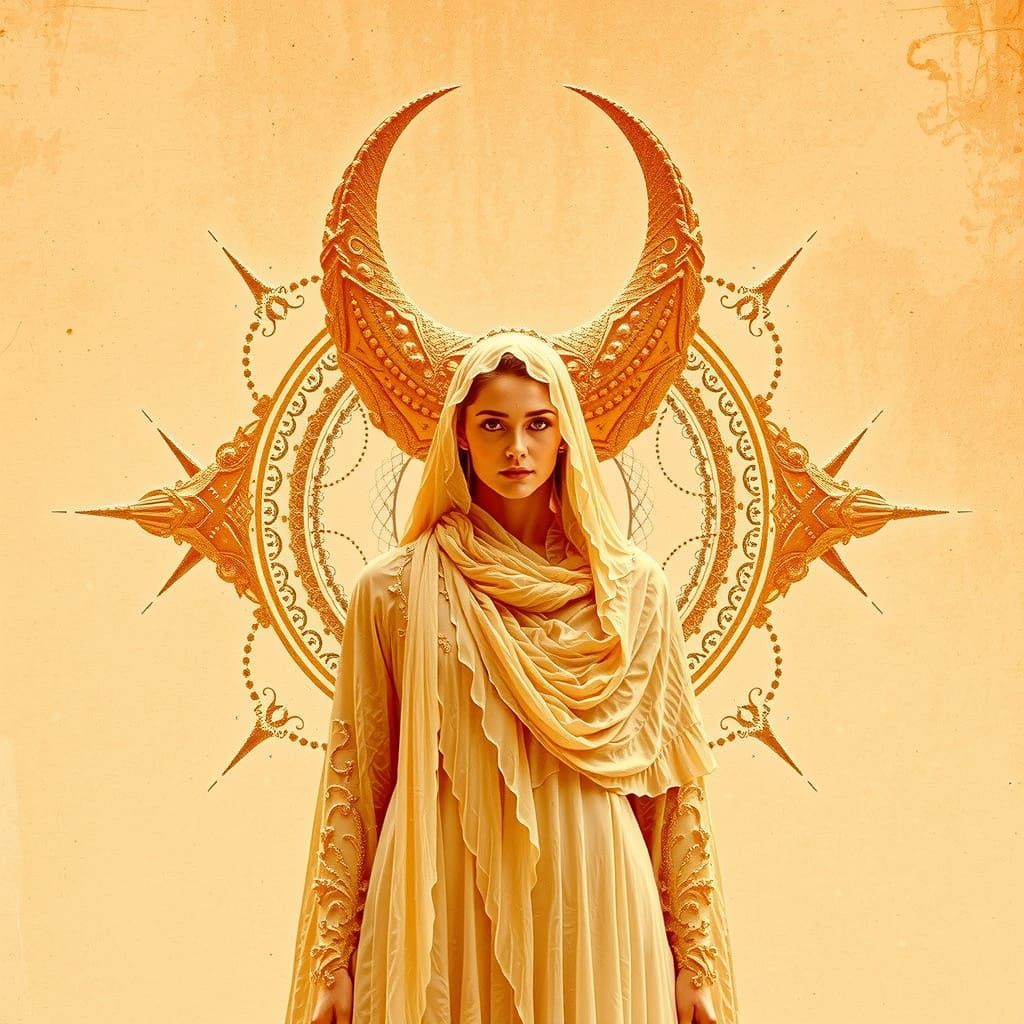 Vintage Woman in Pocket Frame Daguerreotype