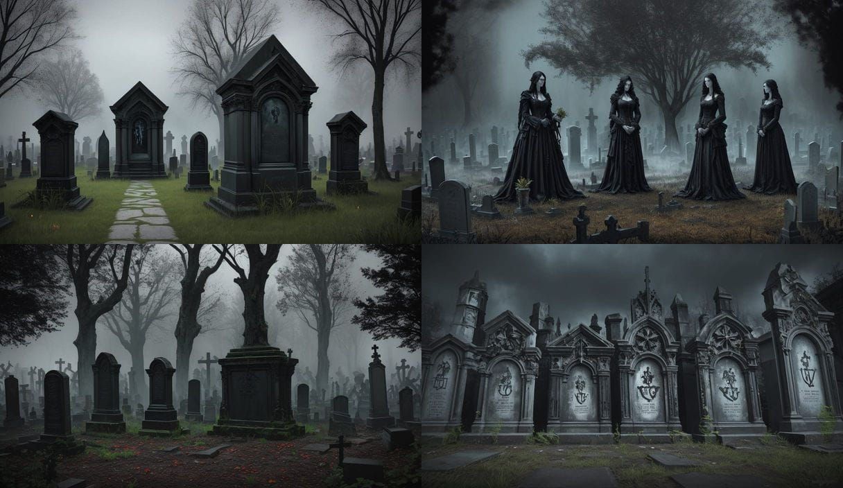 Gothic Cemetery Movie Poster: Life Against Me