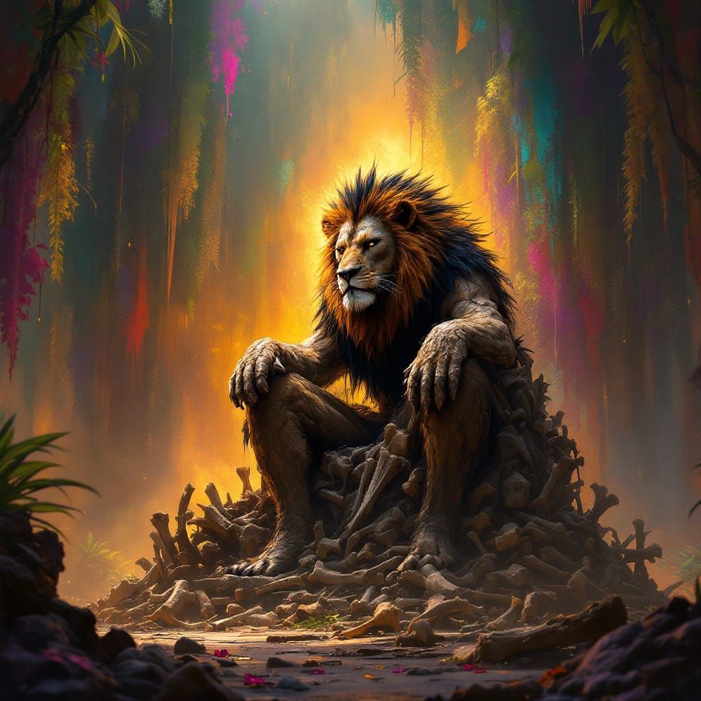 Apex Predator Reigns in Vibrant Concrete Jungle