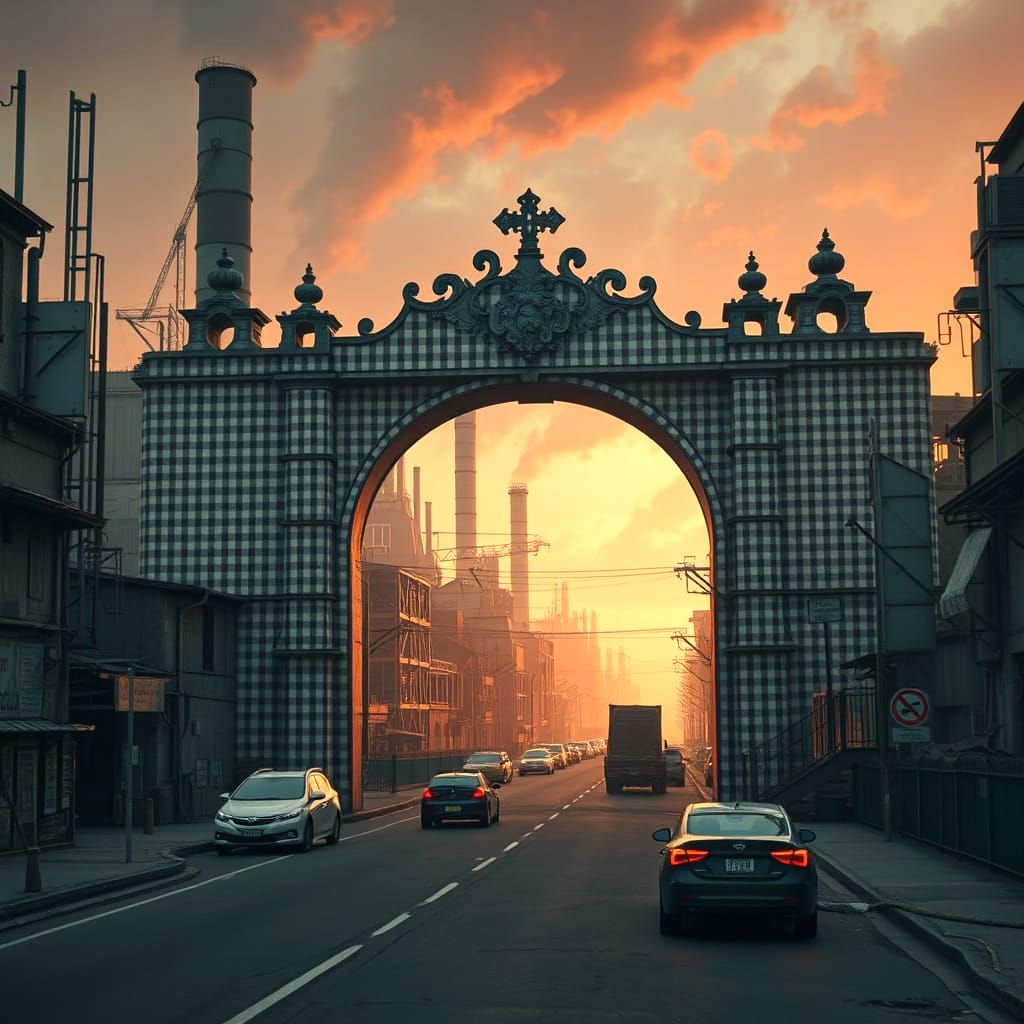 The Gingham gate