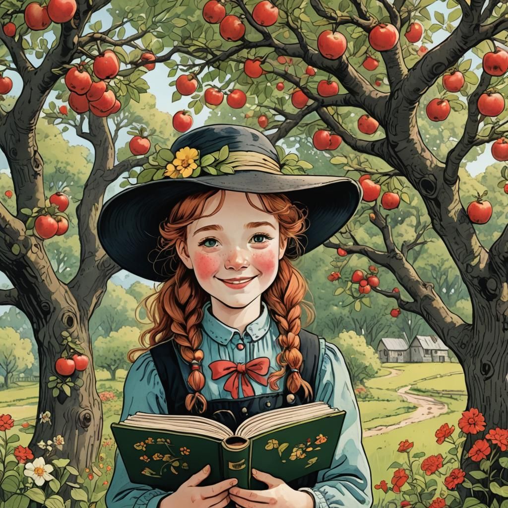 Anne of Green Gables Storybook Illustration
