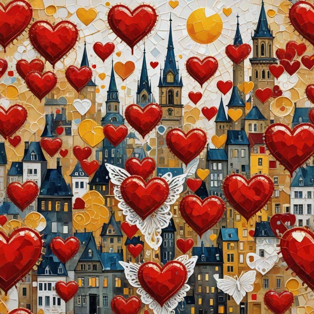 Whimsical Fairy Spreads Joy in Vibrant Oil Painting