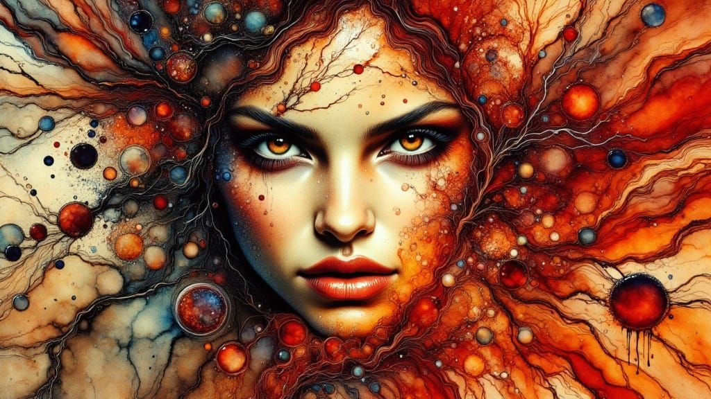 Symmetrical Beauty in a Moment of Fierce Courage