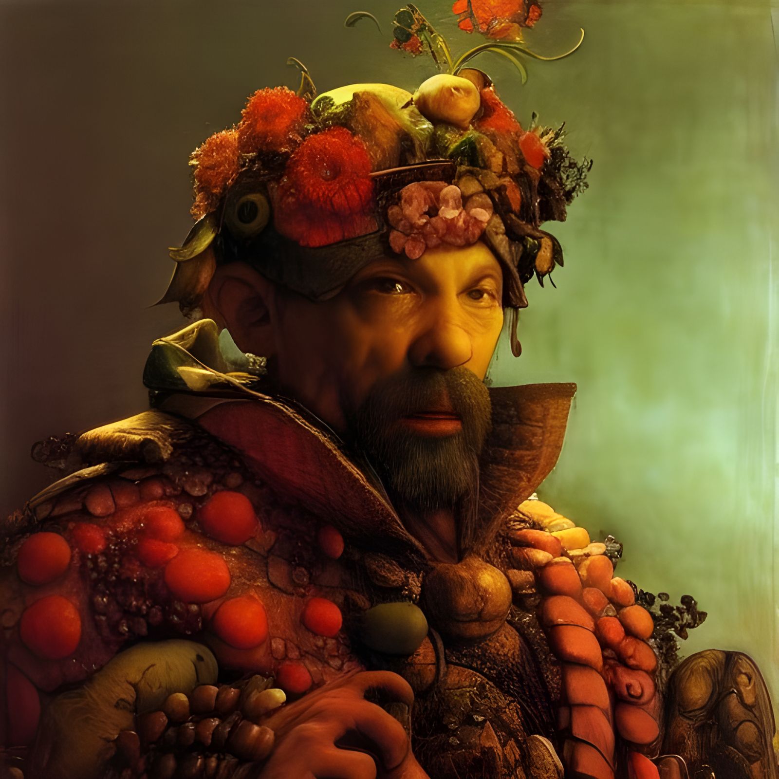 Surreal Portrait Says Good Night World