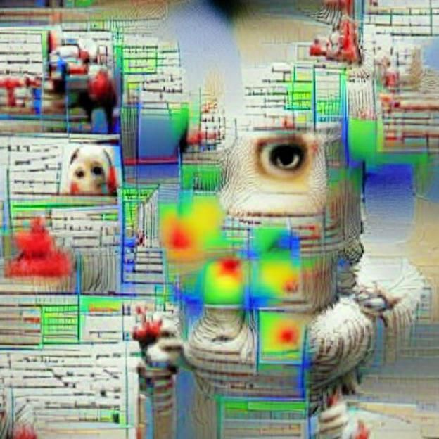 AI Self-Portrait: Abstract Digital Consciousness